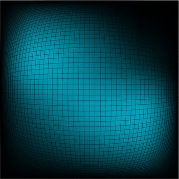 Abstract editable vector background design of a bulging mesh