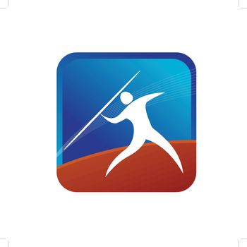 human in a javelin throw game