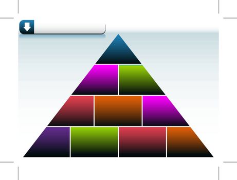 An image of a triangle background.