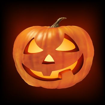 a ceramic halloween jack o lantern pumpkin