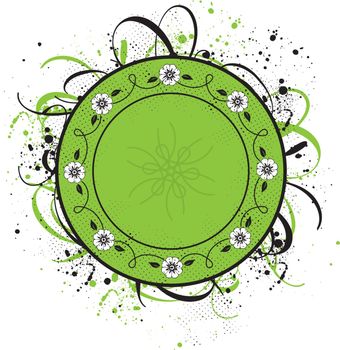 Grunge design ornament, vector illustration