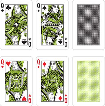fully editable vector playing cards