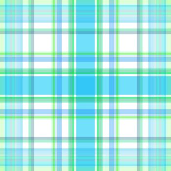 Repeating white-green-blue checkered diagonal pattern (vector, EPS 10)