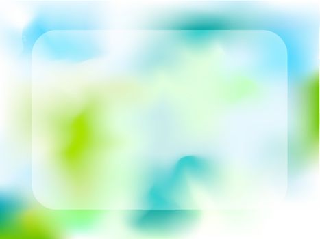 Vector picture of Green and blue background