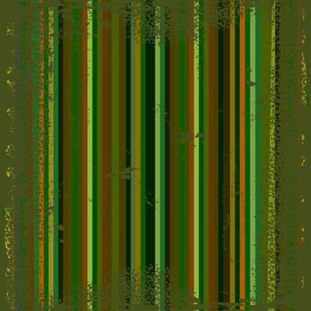 dark green grunge metallic stripes, abstract art illustration