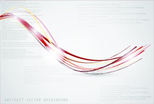 Abstract vector background with fibers and place for your text