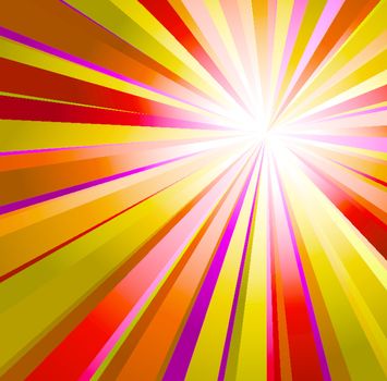 Abstract red, yellow and violet background 