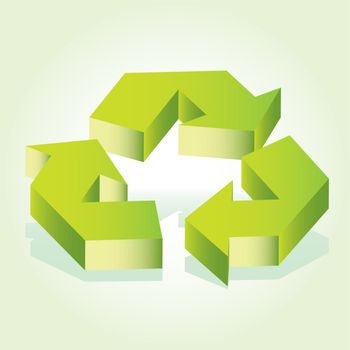 Vector illustration green environmental