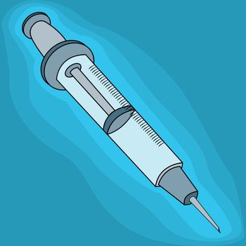 A clip art syringe icons background