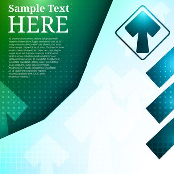 Arrows Background Template with space for text