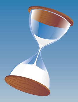Hourglass counting time left