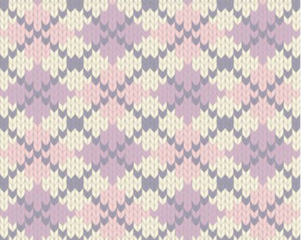 Seamless knitted pattern for winter clothing. EPS 10 vector illustration.