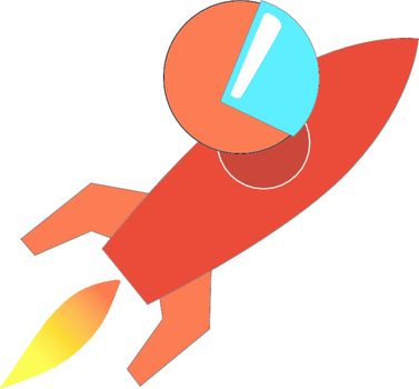 symbolic illustration of a rocket