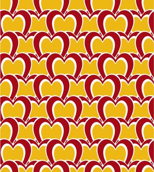 Heart tile background