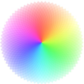 Vector color wheel.