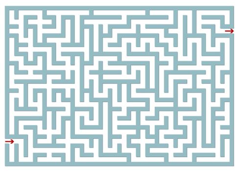 Big gray labyrinth