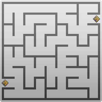 Small gray labyrinth 
