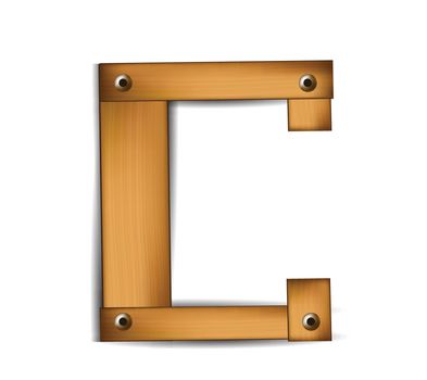 wooden letter