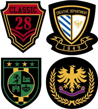 emblem royal badge shield