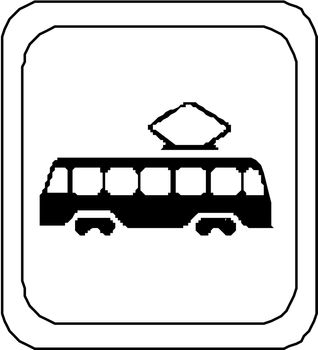 tram silhouette