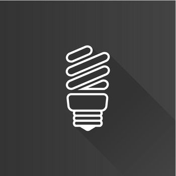 Light bulb icon in Metro user interface color style. light environment friendly