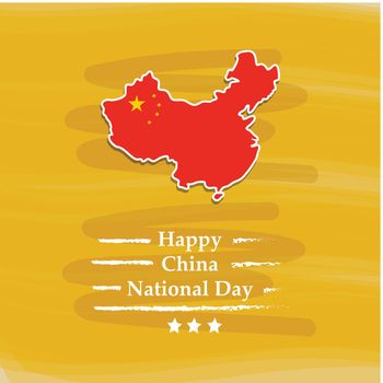 illustration of elements of China National Day background
