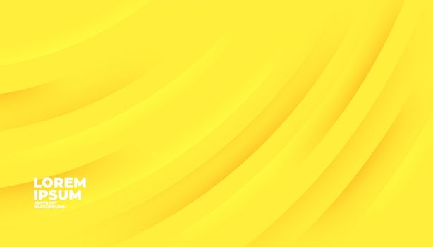 Abstract yellow background. Yellow modern shapes background for banner template.