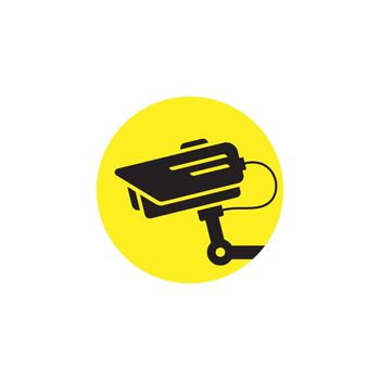 CCTV Vector icon design illustration Template