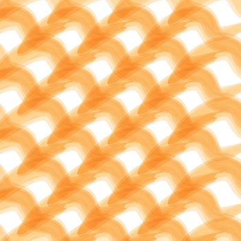 Abstract seamless watercolor pattern in orange shades for prints, textures, textiles and simple backgrounds. Vector illustration.