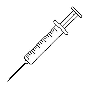 Medical syringe for vaccine injection vector medical disposable syringe needle