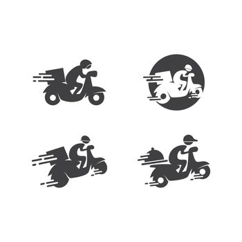 Delivery order logo ilustration vector