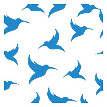 Bird seamless Template vector illustration