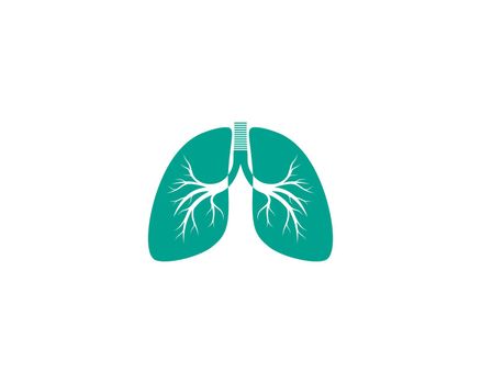 Lungs icon template vector icon illustration design