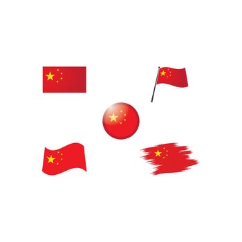 China flag vector illustration design