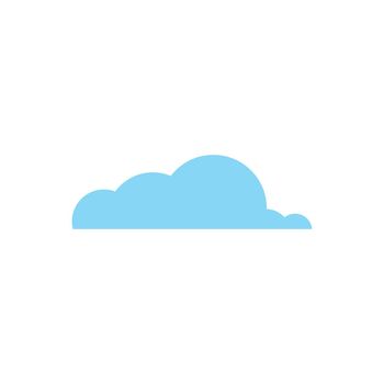 Cloud icon vector flat design