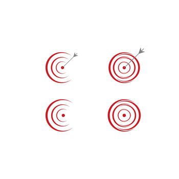 Target icon vector icon illustration design
