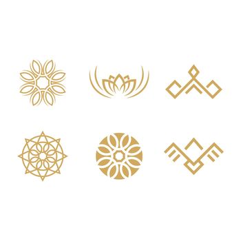 Set of Luxury logo vector design