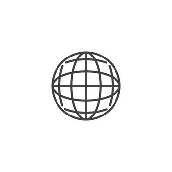 World globe icon vector design