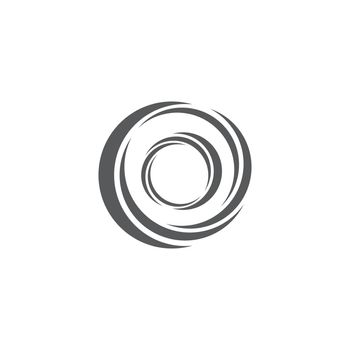 abstract circle logo vector template icon illustration design