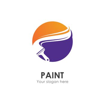 Paint House logo business vector template