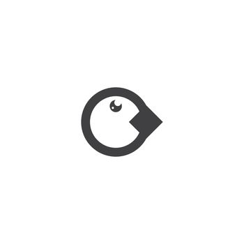 Penguin logo vector flat design
