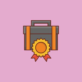 quality vector flat color icon