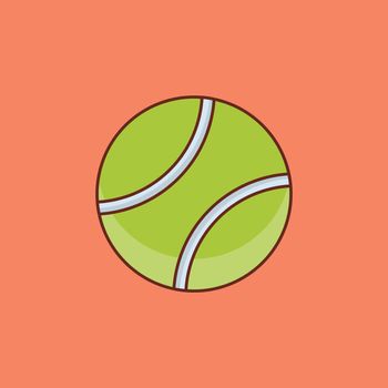 ball Vector illustration on a transparent background. Premium quality symbols. Vector Line Flat color icon for concept and graphic design.
