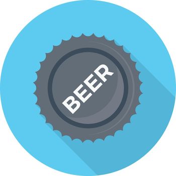 beer vector flat colour iconw