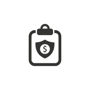 Business Insurance Policy icon. Vector EPS file.