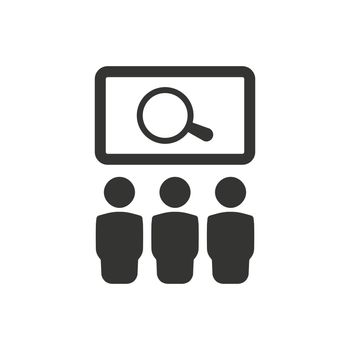 Find Jobs icon. Vector EPS file.
