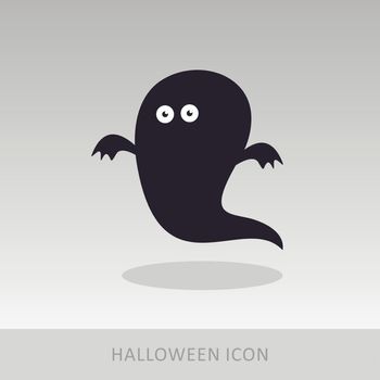 Halloween Ghost icon, vector illustration eps 10