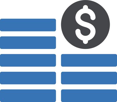 money vector glyph flat icon