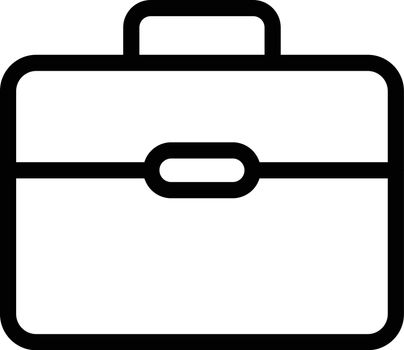 briefcase vector thin line icon