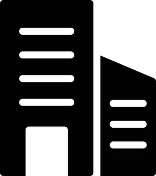 office vector glyph flat icon